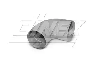 90ø Exhaust Elbow, OD=114.30 / L=200, SPD